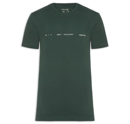 Camiseta Masculino Vintage Issue7 - Verde