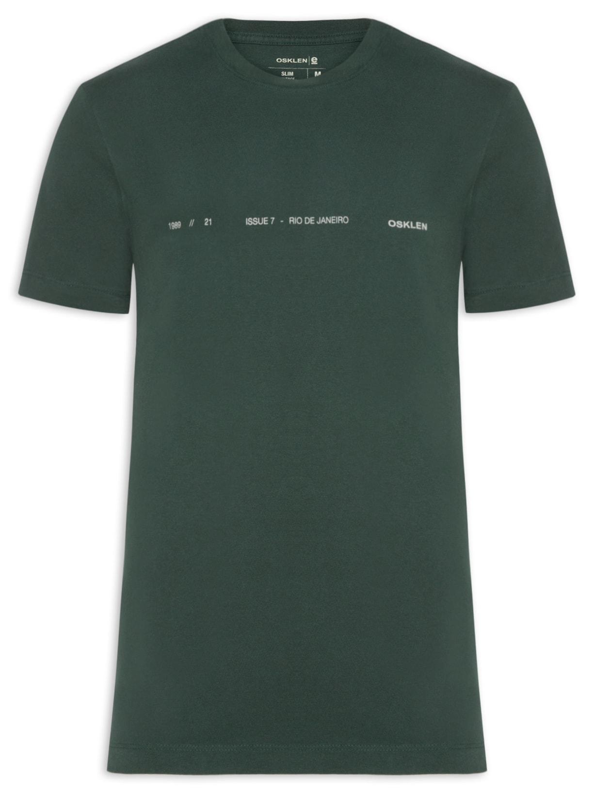 Camiseta Masculino Vintage Issue7 - Verde