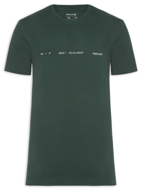 Camiseta Masculino Vintage Issue7 - Verde