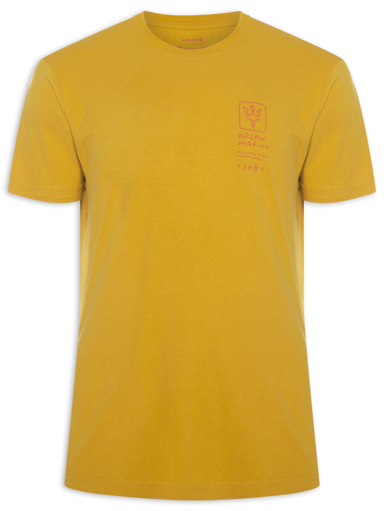 Camiseta Masculino Vintage Summer - Amarelo