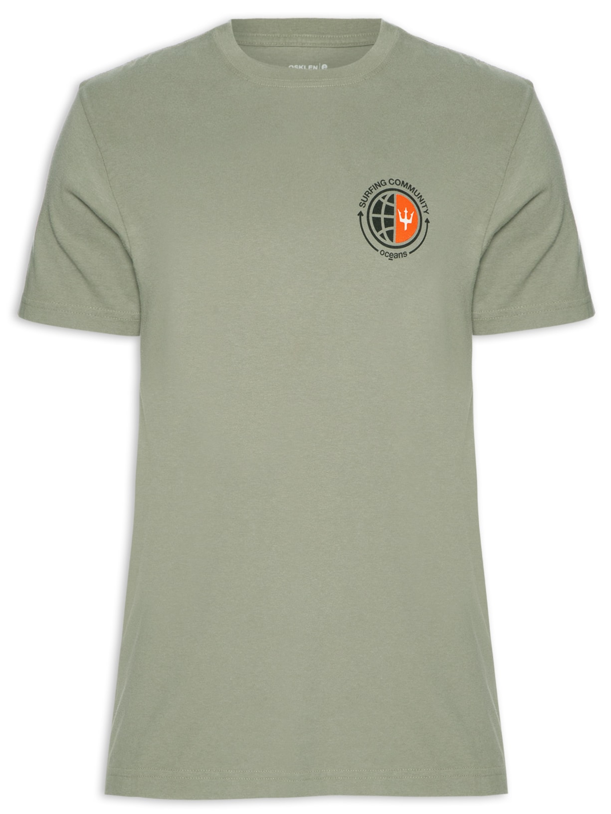 Camiseta Masculino Vintage Surng Community - Verde