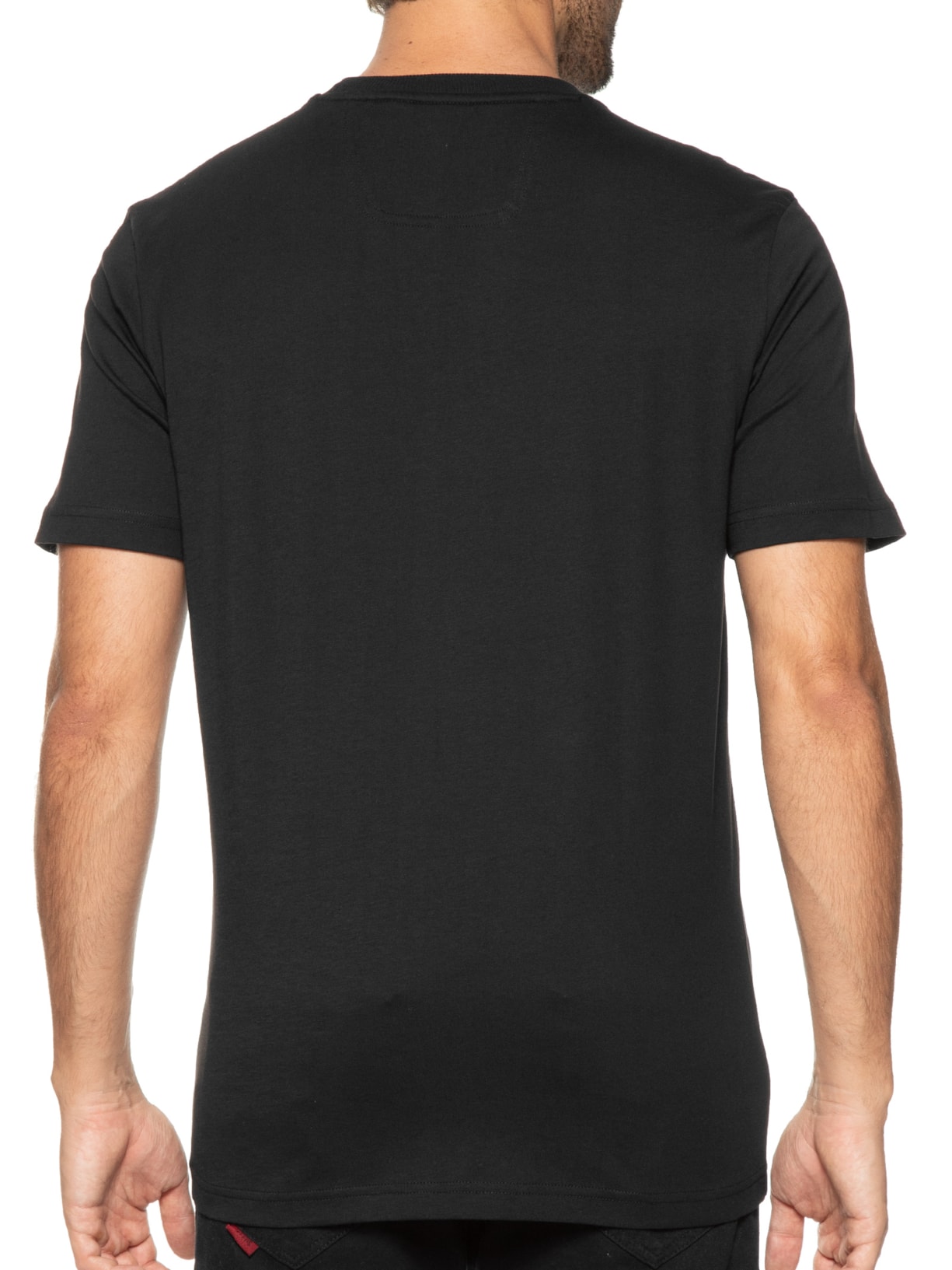 Camiseta Masculna Logo Preto Boss