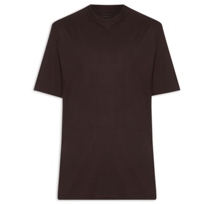 Camiseta MC CKJ Masculino Oversized – Marrom