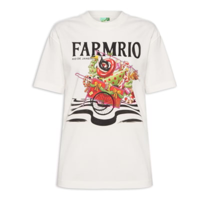 Camiseta Media Papai Noel Da Praia - Branco