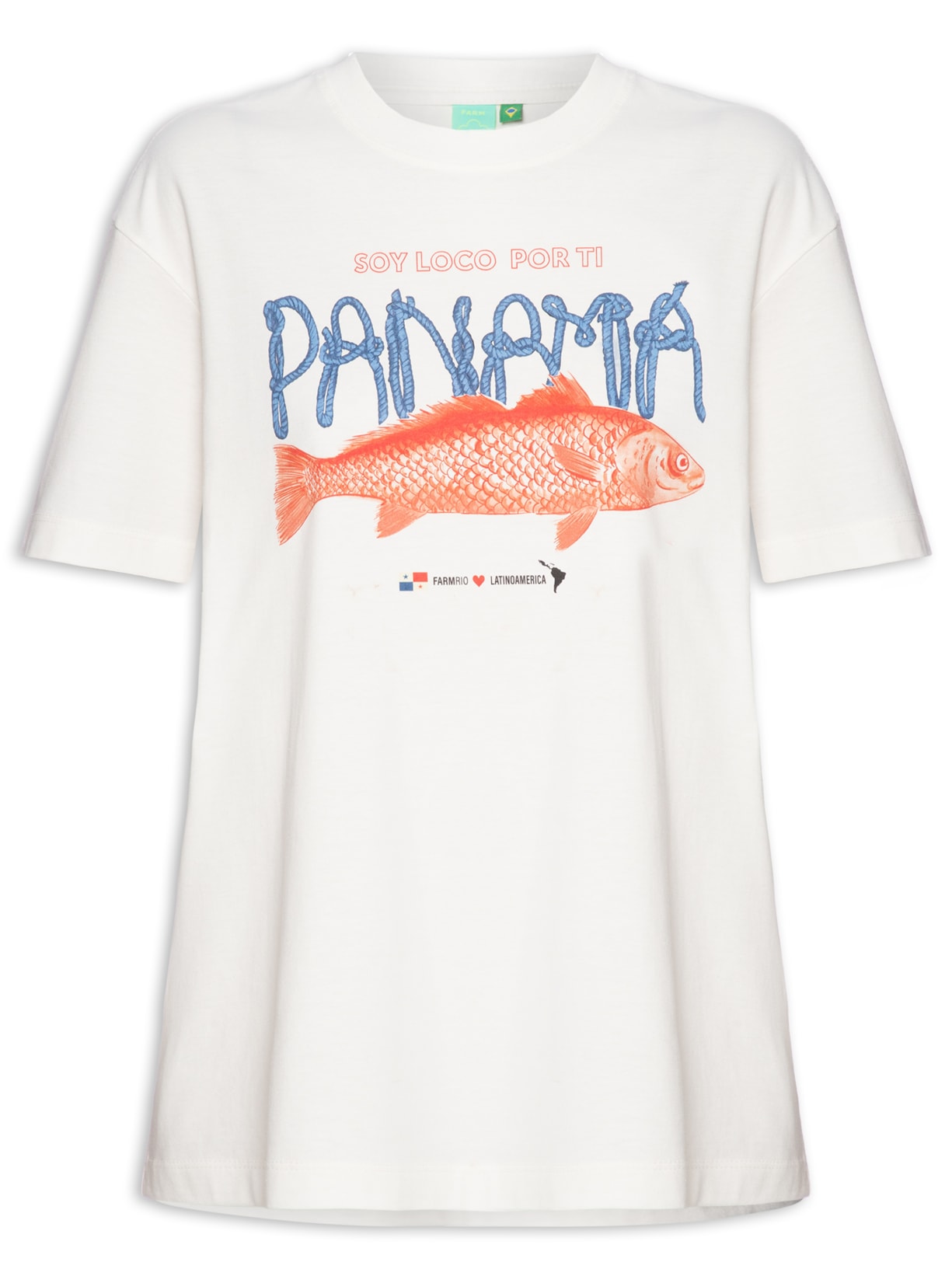 Camiseta Média Soy Panamá - Branco