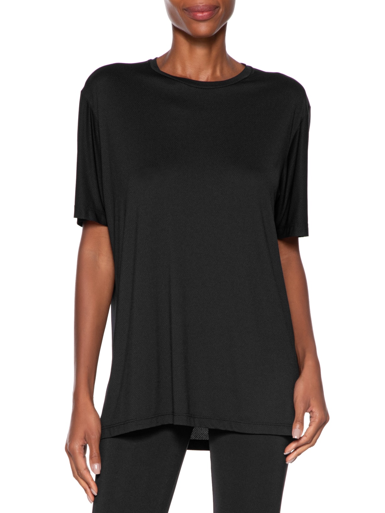 Camiseta MM Feminina Preto Hering Sports