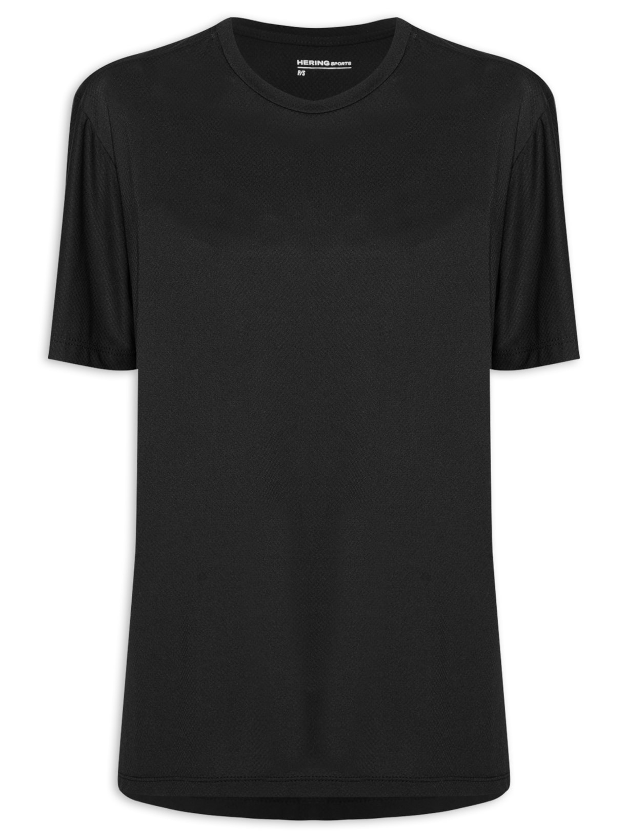 Camiseta MM Feminina Preto Hering Sports