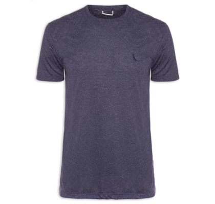 Camiseta New Linho - Azul