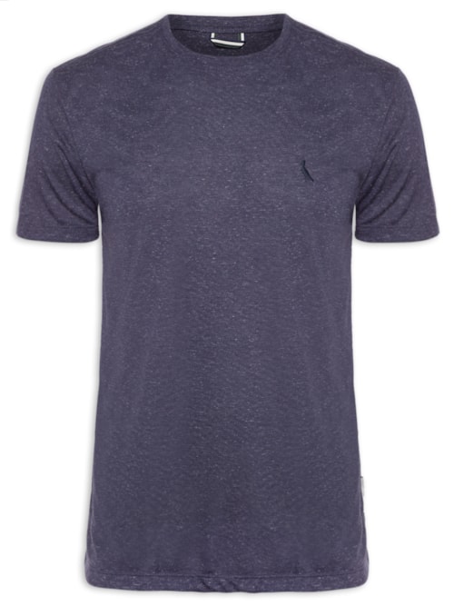 Camiseta New Linho - Azul