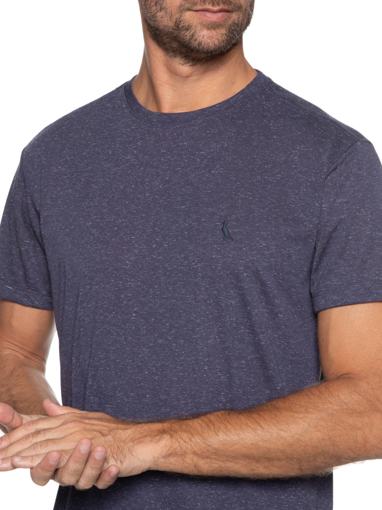 Camiseta New Linho Azul Reserva