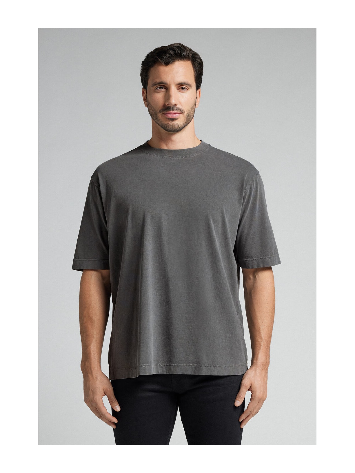 Camiseta Over Washed Collection Preto Intimissimi