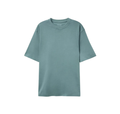 Camiseta Oversized Interlock Em Algodão - Verde