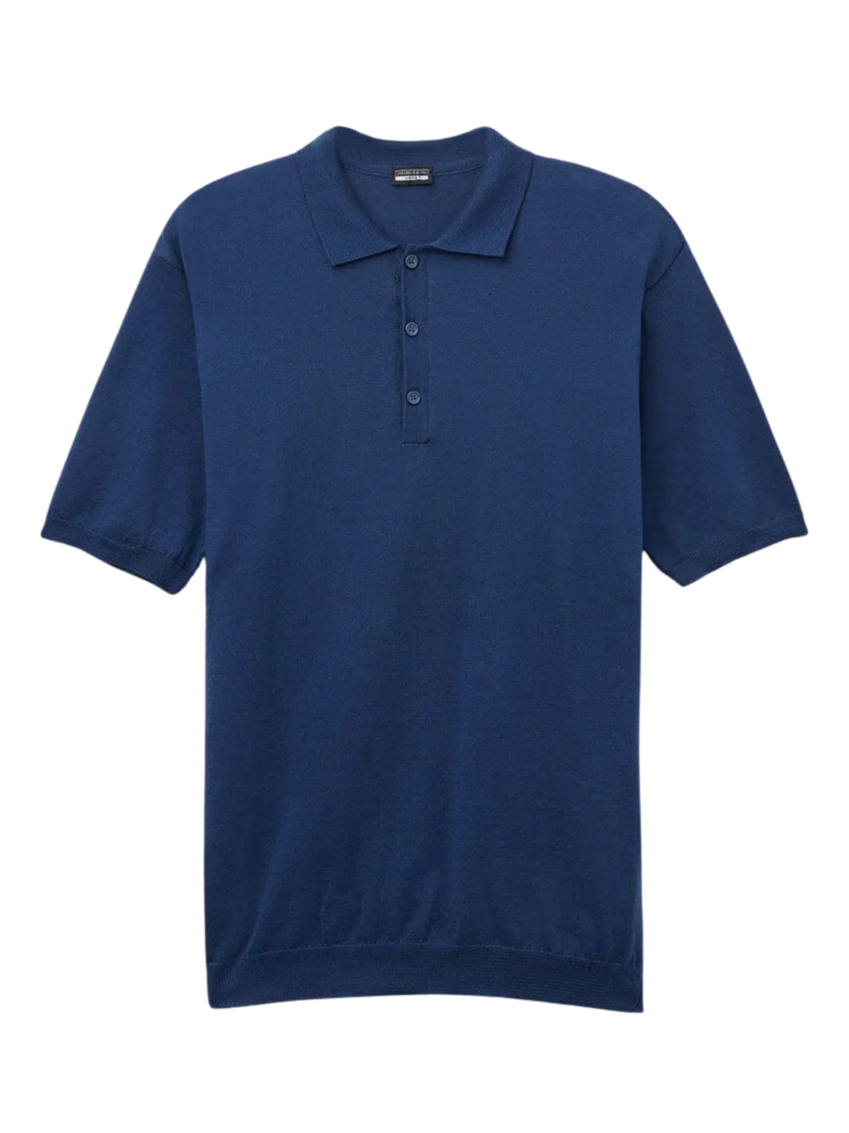 Camiseta Polo Em Algodão Azul Intimissimi