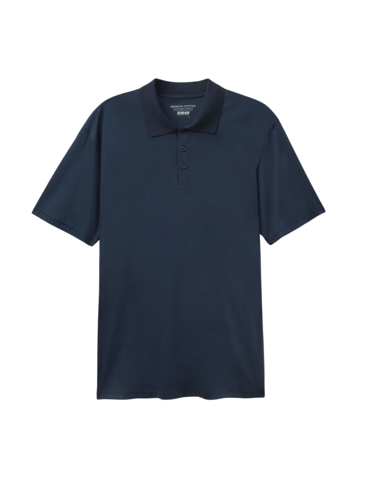 Camiseta Polo Em Algodão Premium Superlight Azul Intimissimi