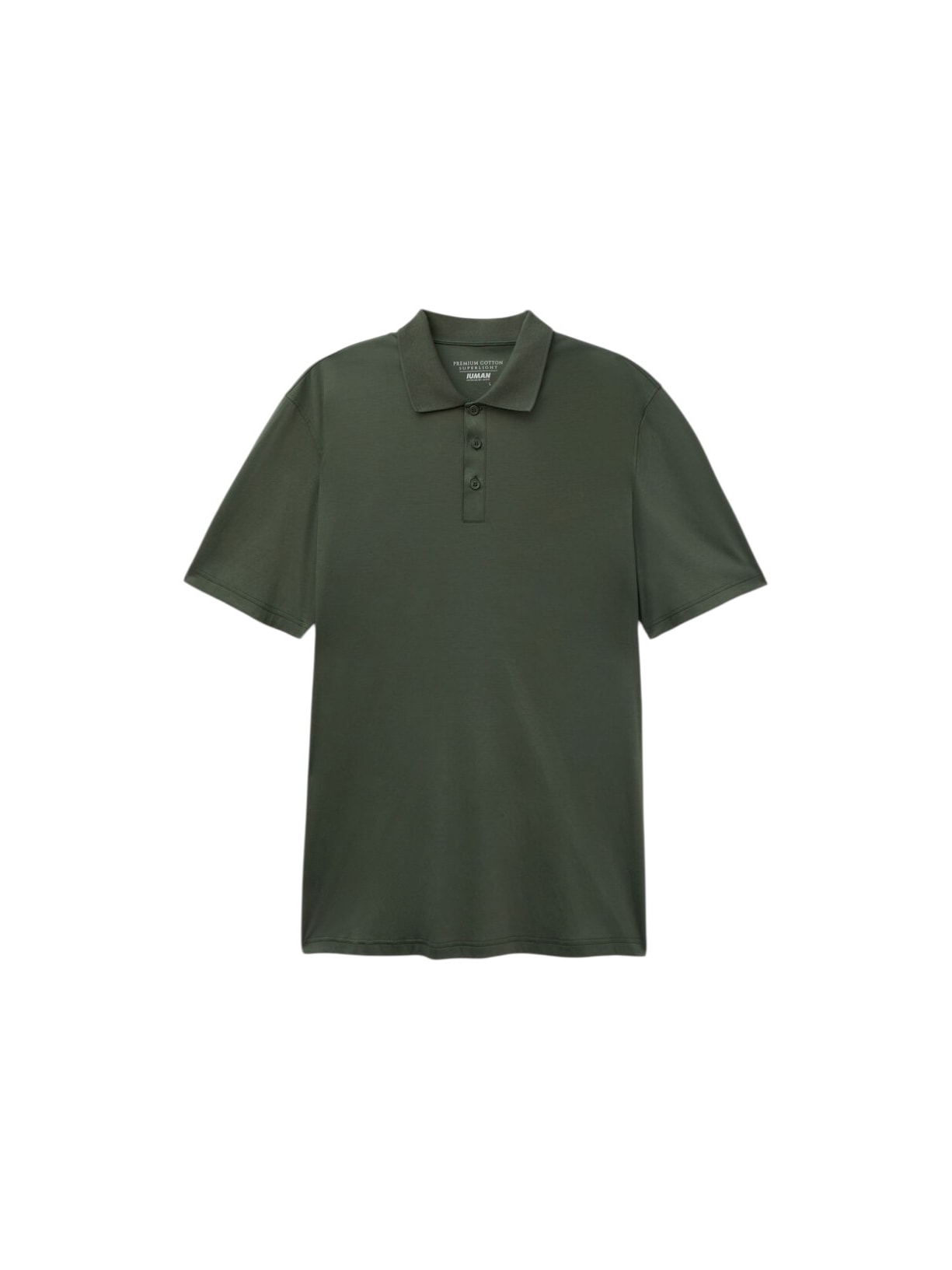 Camiseta Polo Em Algodão Premium Superlight Verde Intimissimi