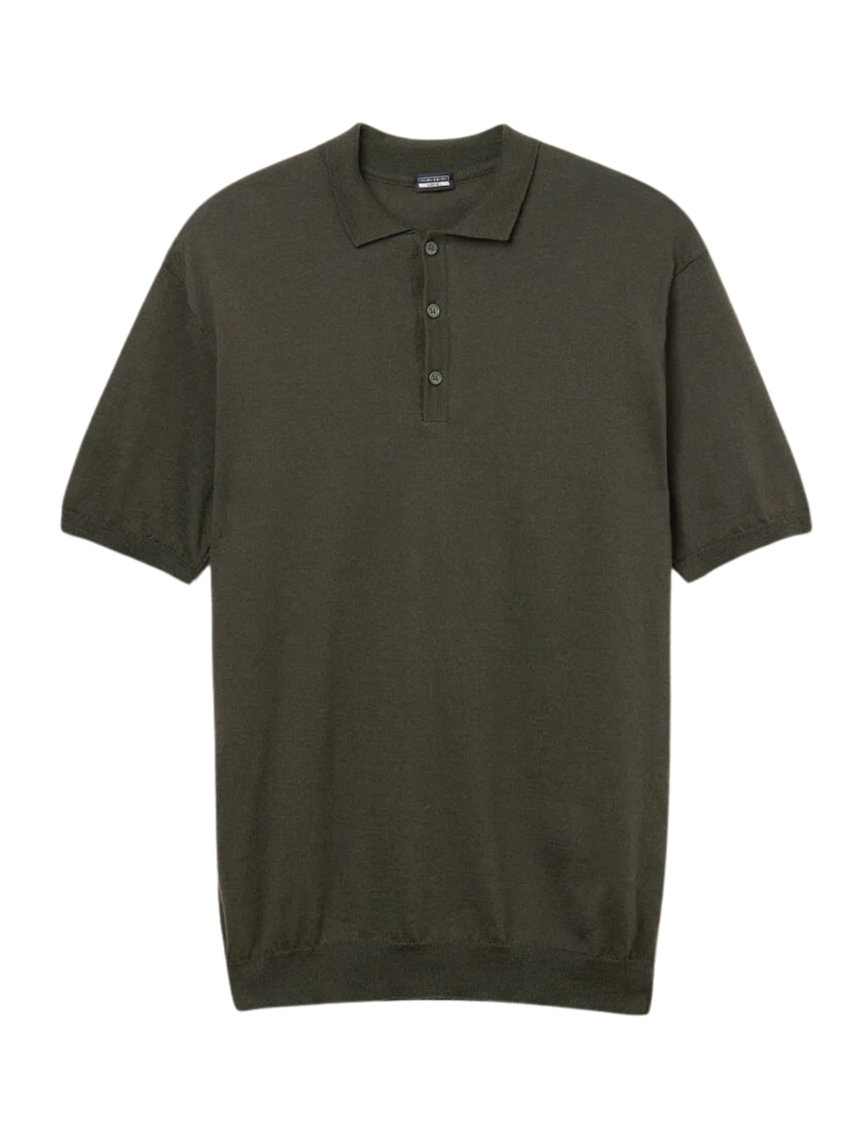 Camiseta Polo Em Algodão - Verde