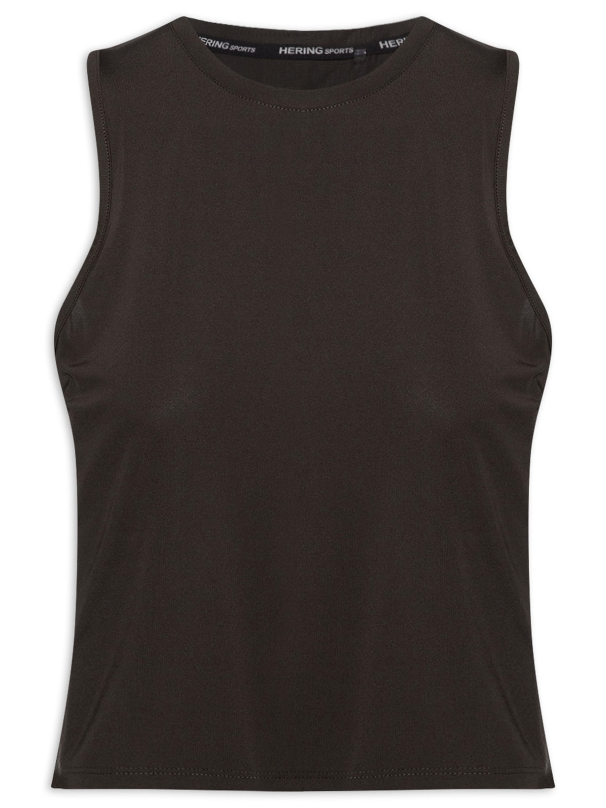Camiseta Regata Feminina Marrom Hering Sports