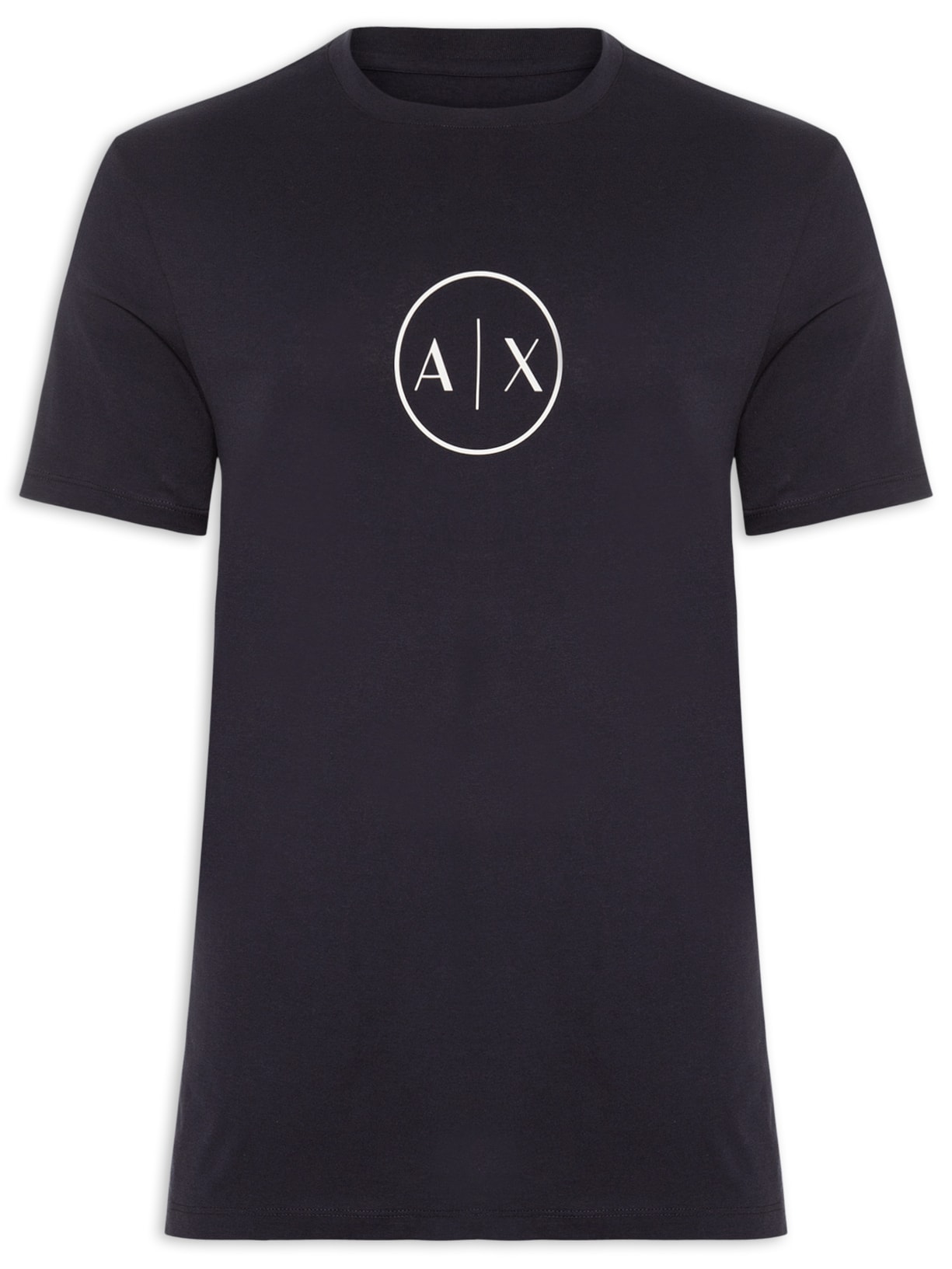 Camiseta Regular Fit Logo A|X Círculo - Azul