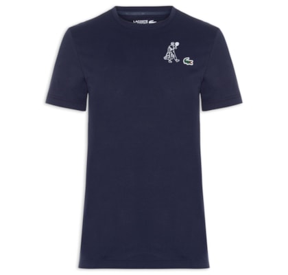 Camiseta Regular Fit Tech Jersey Heritage - Azul