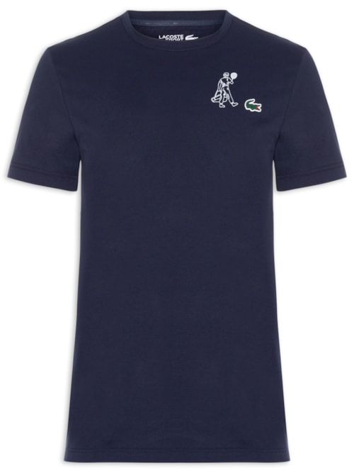 Camiseta Regular Fit Tech Jersey Heritage - Azul