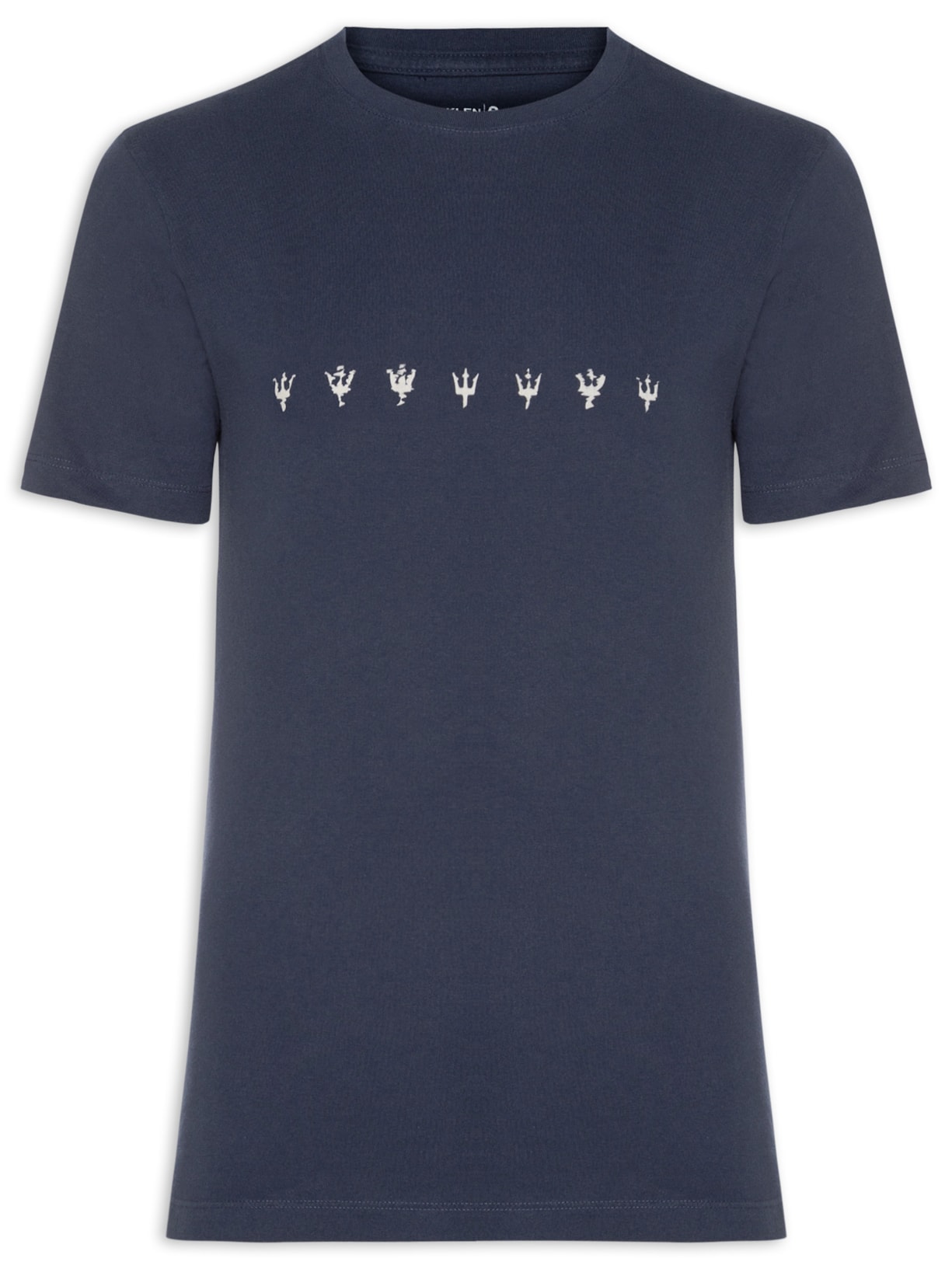 Camiseta Slim Vintage Underwater - Azul