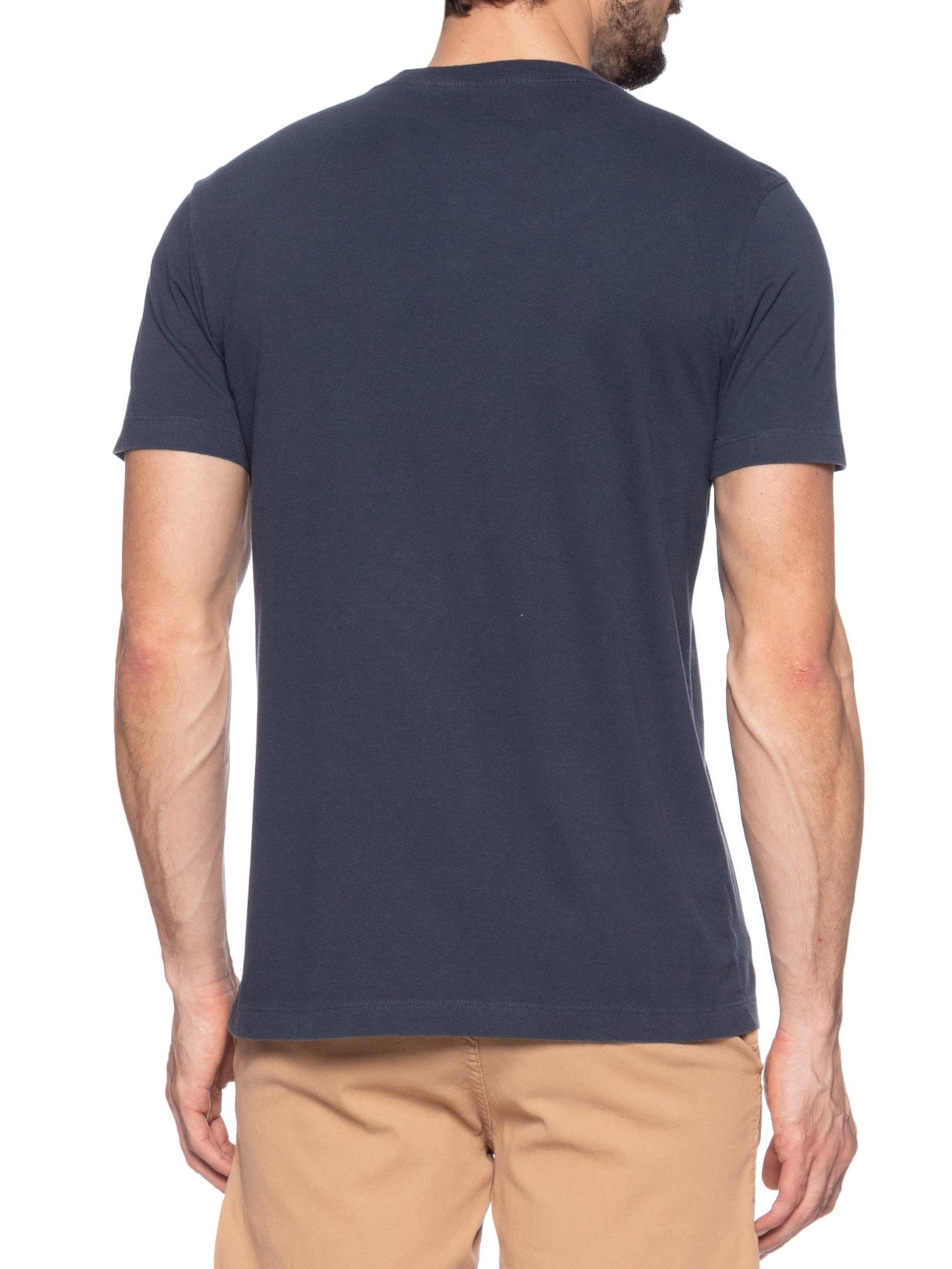 Camiseta Slim Vintage Underwater Azul Osklen