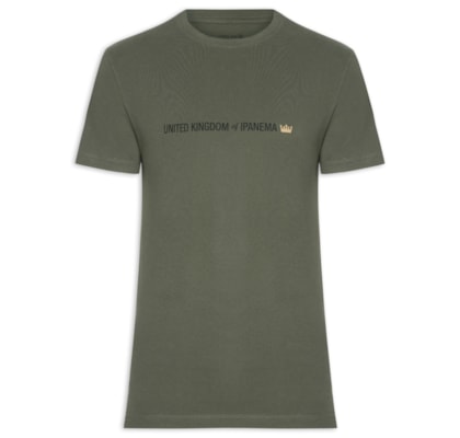 Camiseta Slim Vintage United Kingdom - Verde