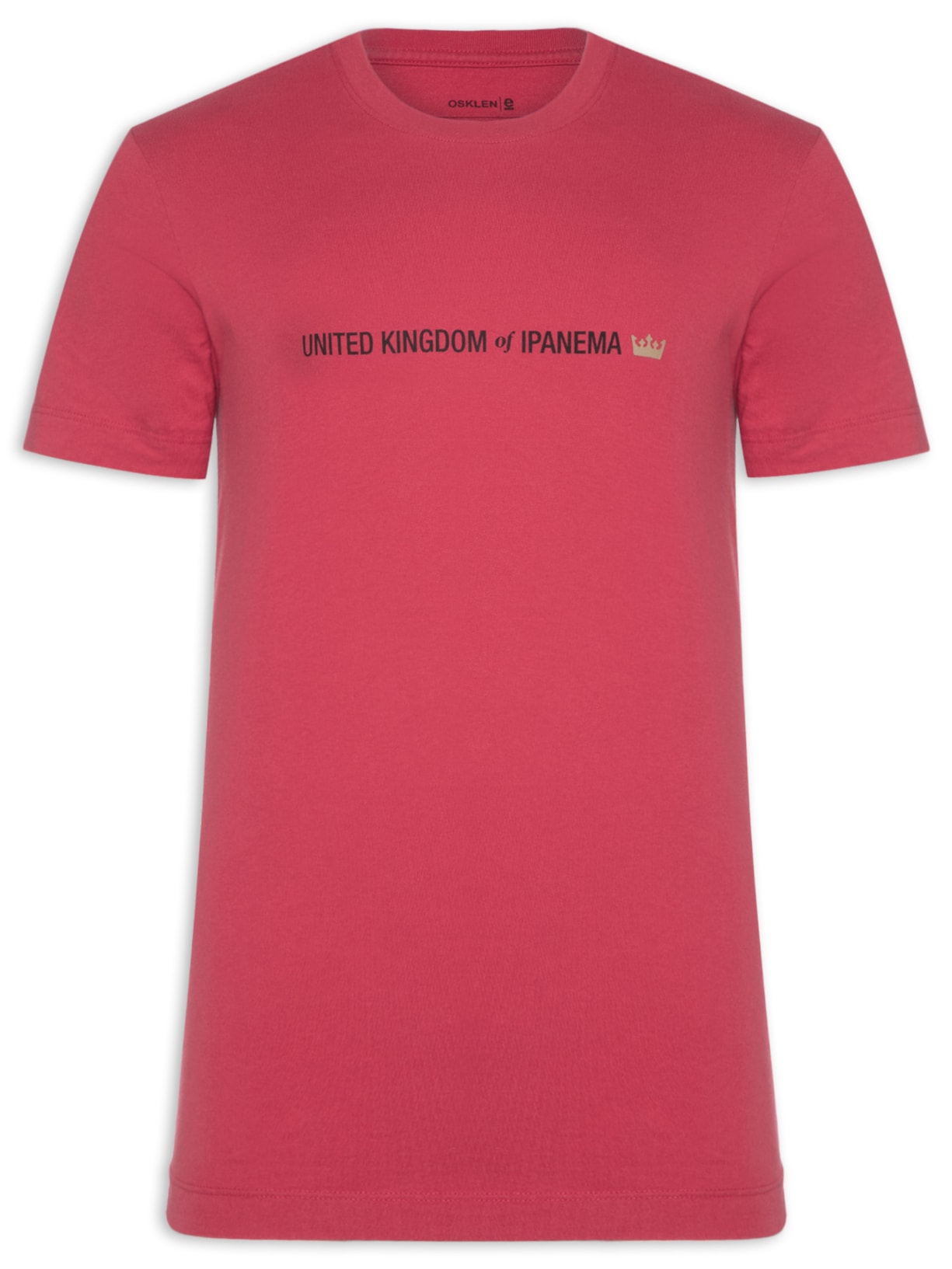 Camiseta Slim Vintage United Kingdom Vermelho Osklen