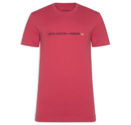 Camiseta Slim Vintage United Kingdom - Vermelho