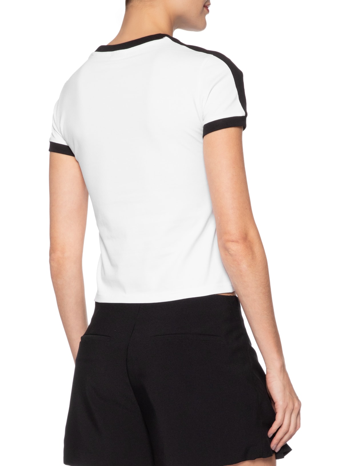 Camiseta T7 Slim Tee Feminina Branco Puma