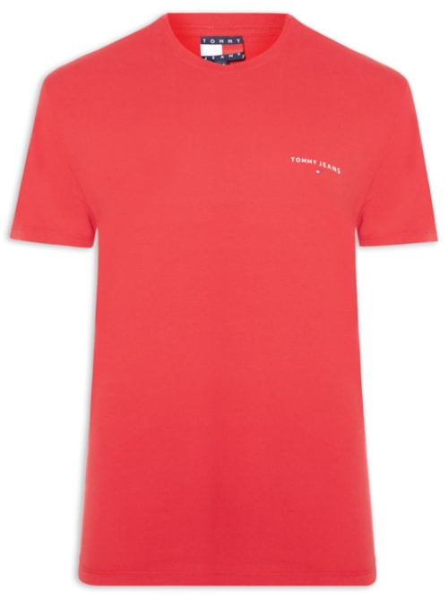 Camiseta TJM Linear Chest Tee Ext - Vermelho
