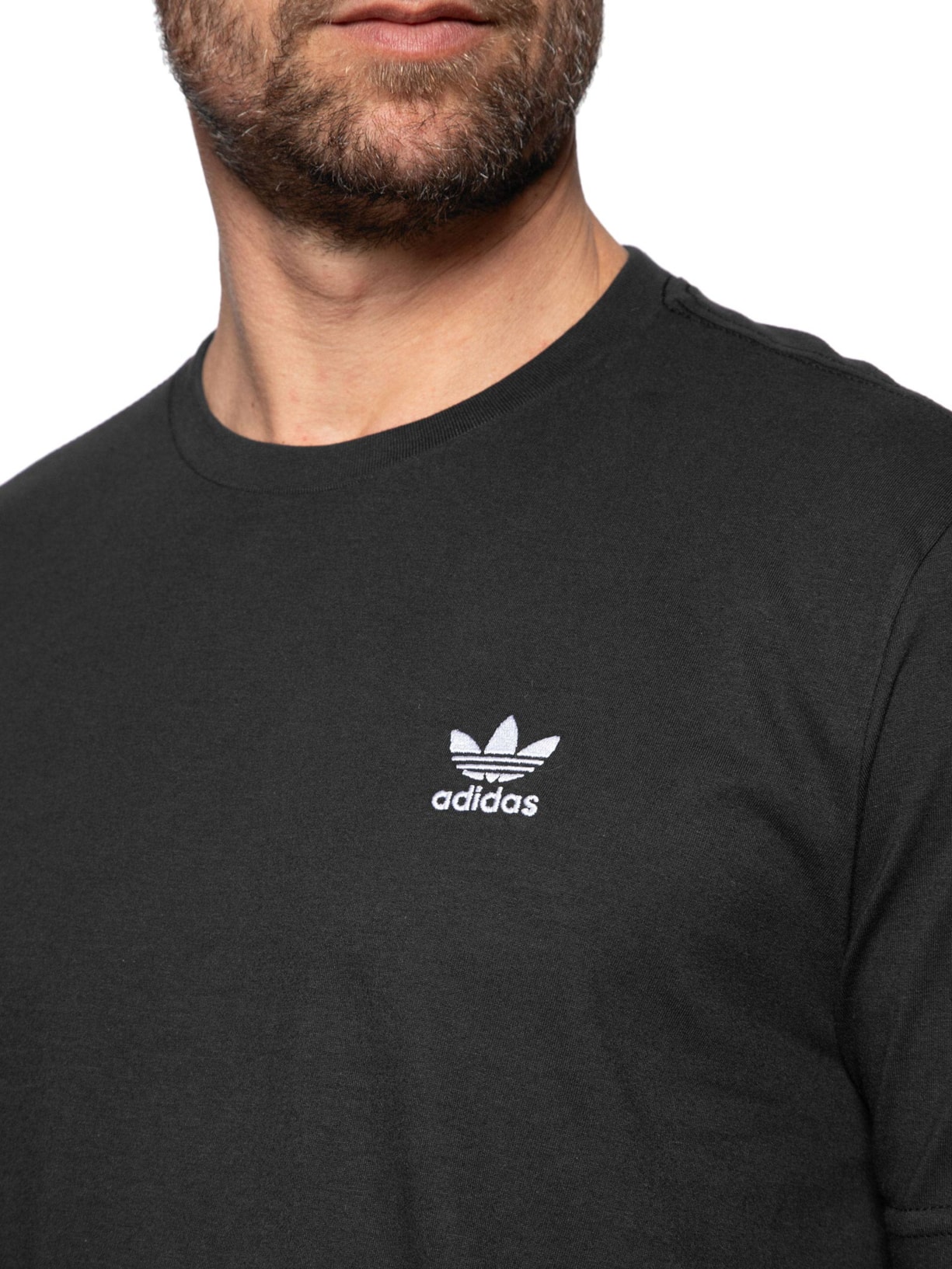 Camiseta Trefoil Ess Preto Adidas Originals