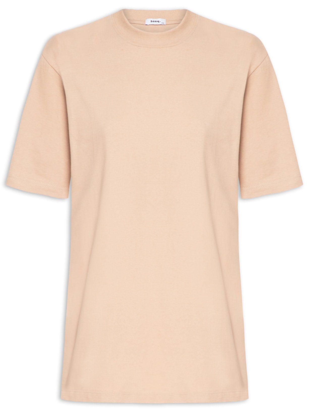 Camiseta Unissex Básica Oversized - Bege