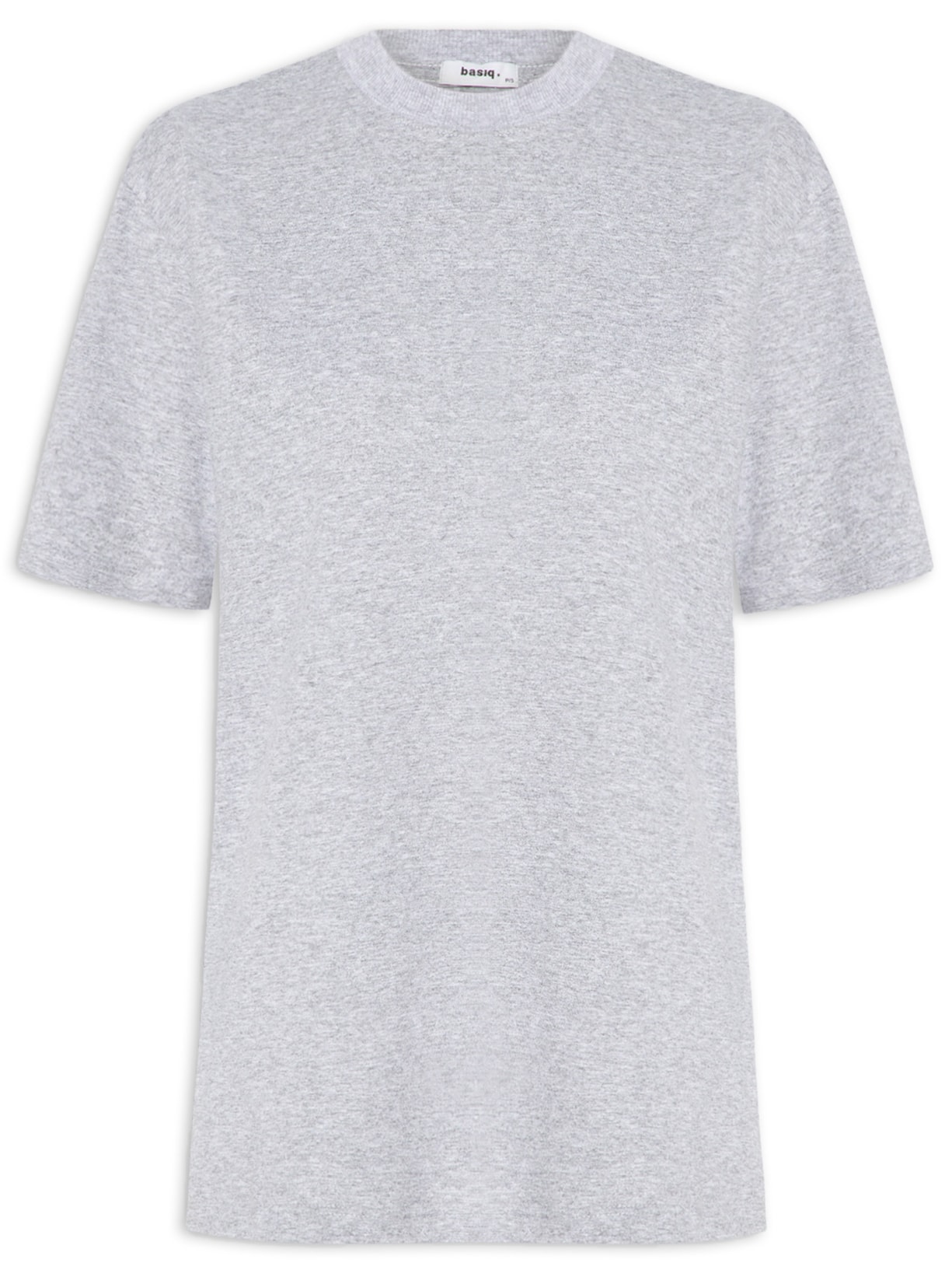 Camiseta Unissex Básica Oversized - Cinza