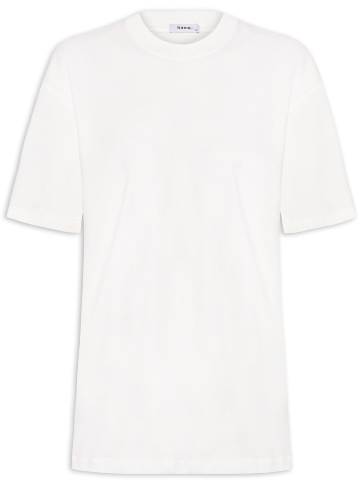 Camiseta Unissex Básica Oversized - Off White