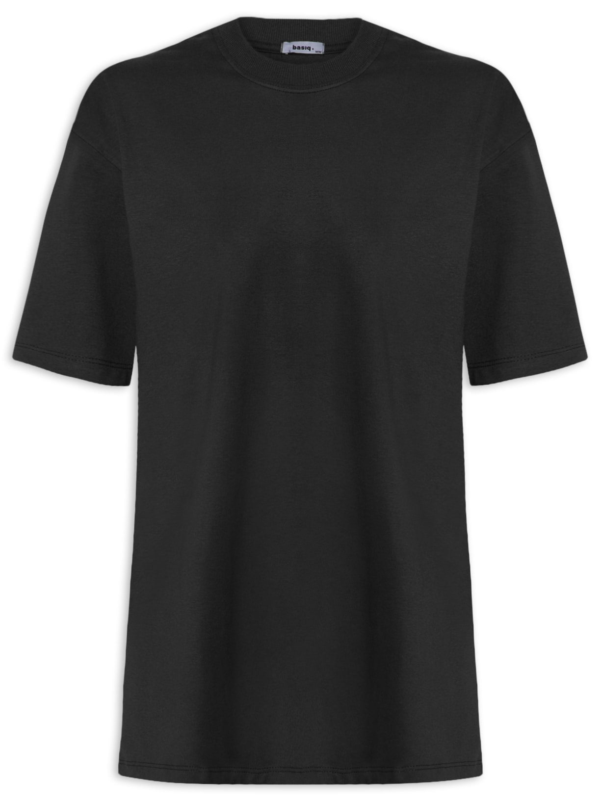 Camiseta Unissex Básica Oversized - Preto