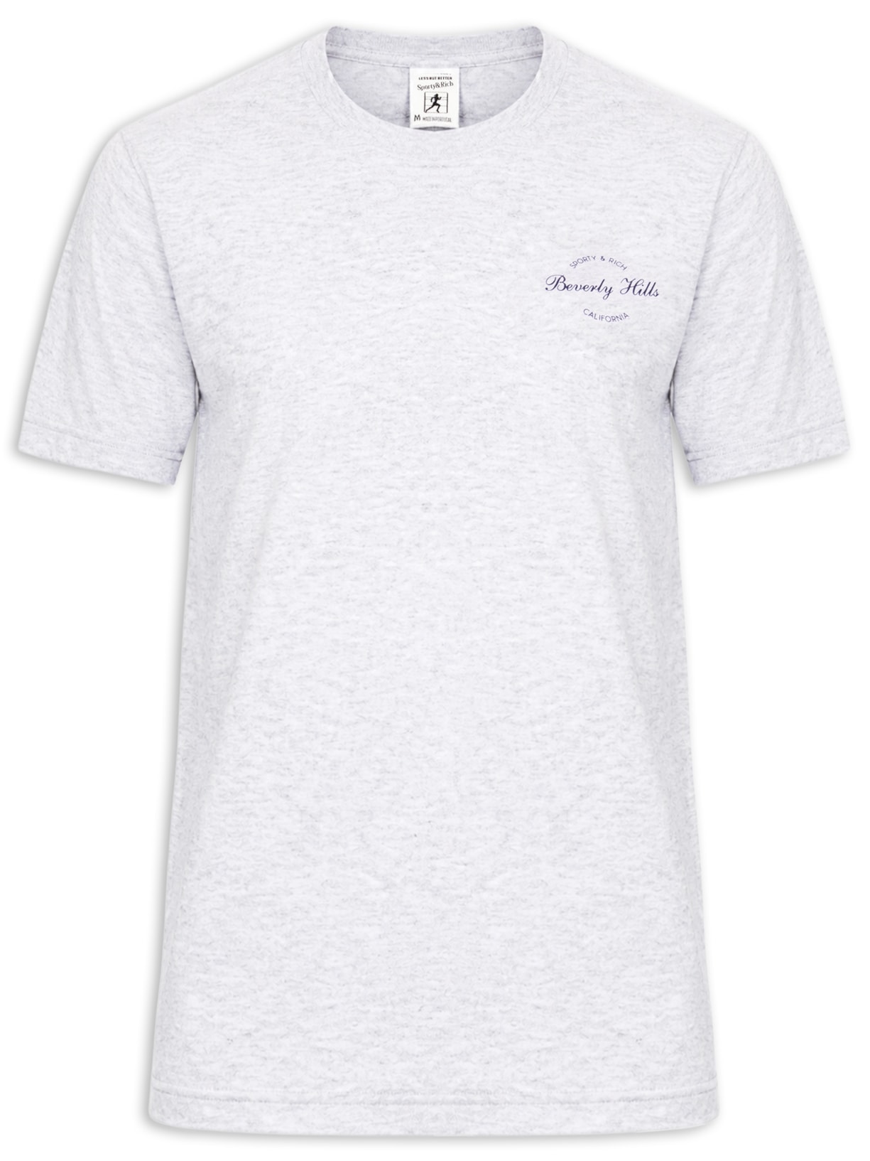 Camiseta Unissex Beverly Script Cinza Sporty & Rich