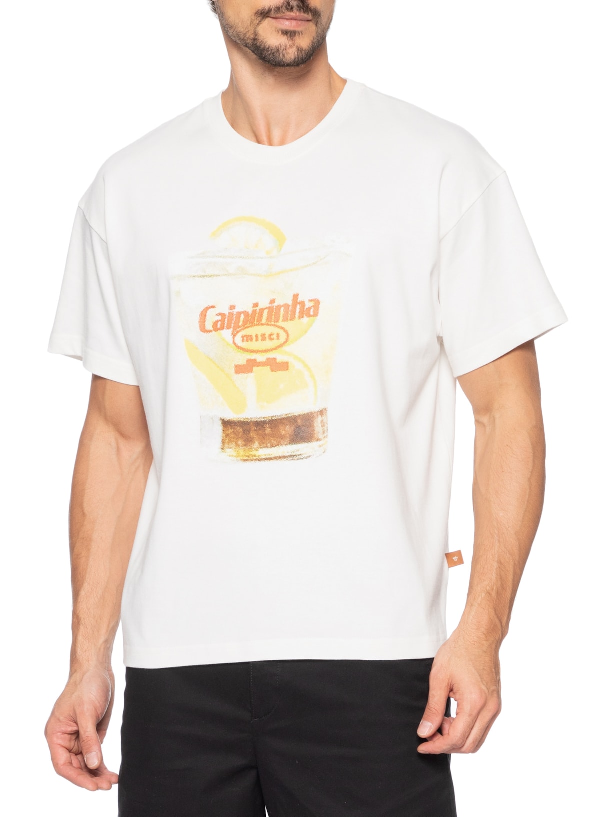Camiseta Unissex Caipirinha Branco Misci