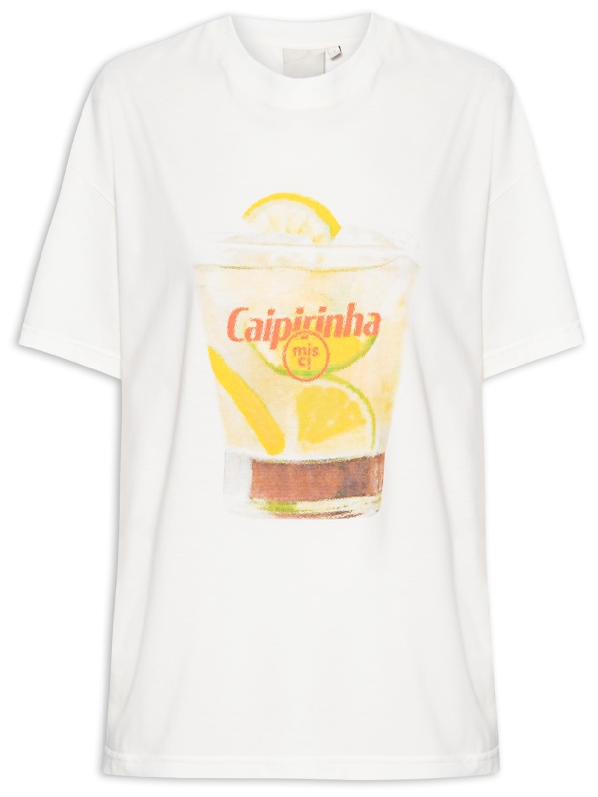 Camiseta Unissex Caipirinha Pima - Branco