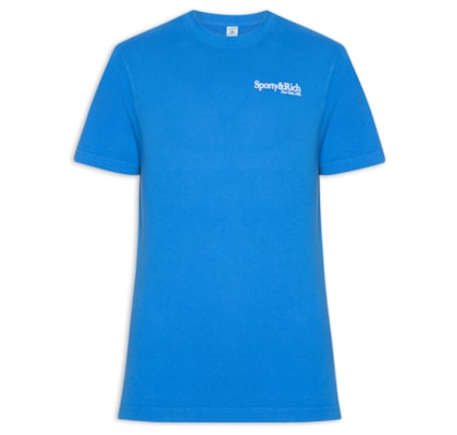 Camiseta Unissex Health Is Wealth Club - Azul