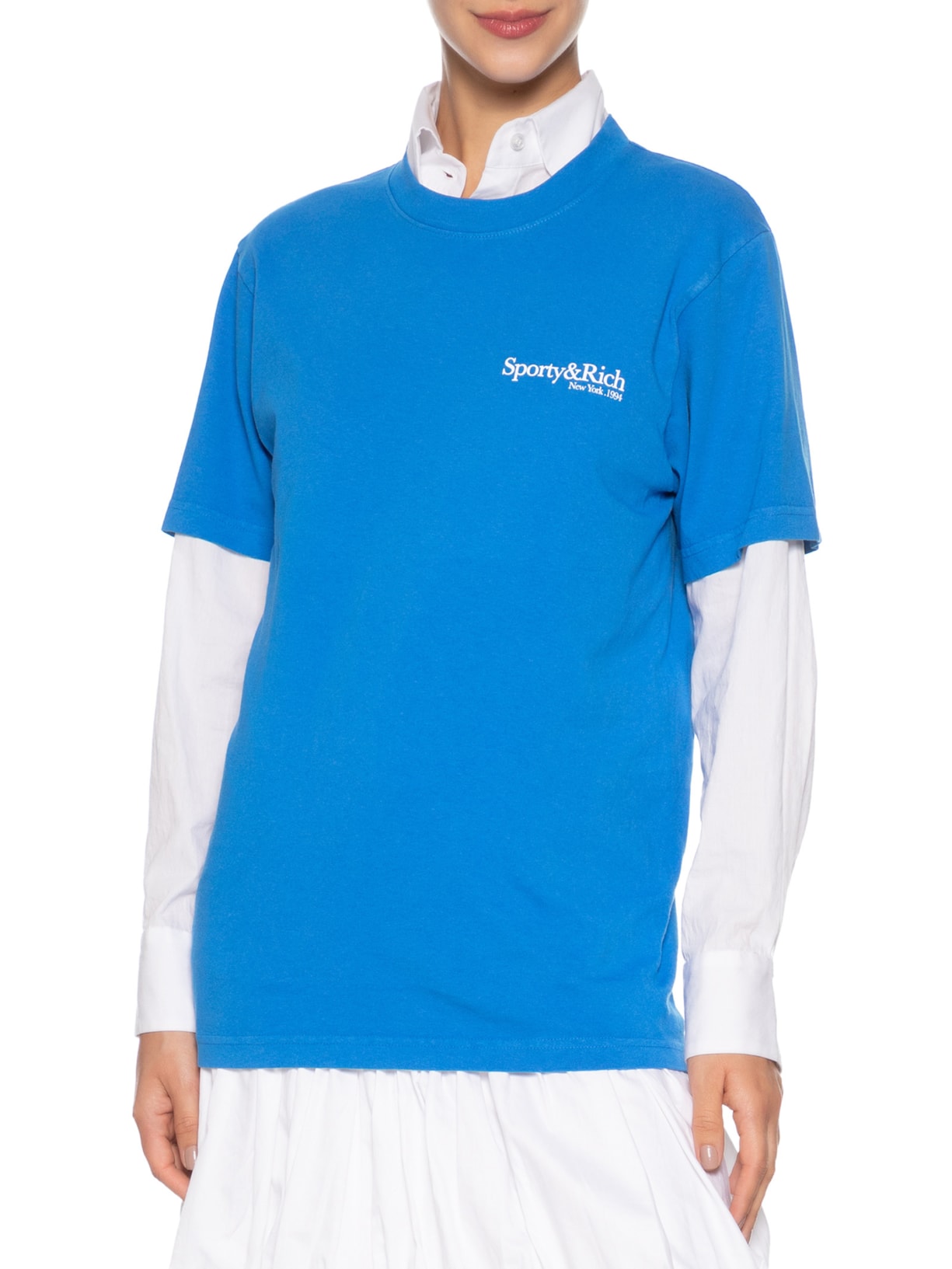 Camiseta Unissex Health Is Wealth Club Azul Sporty & Rich