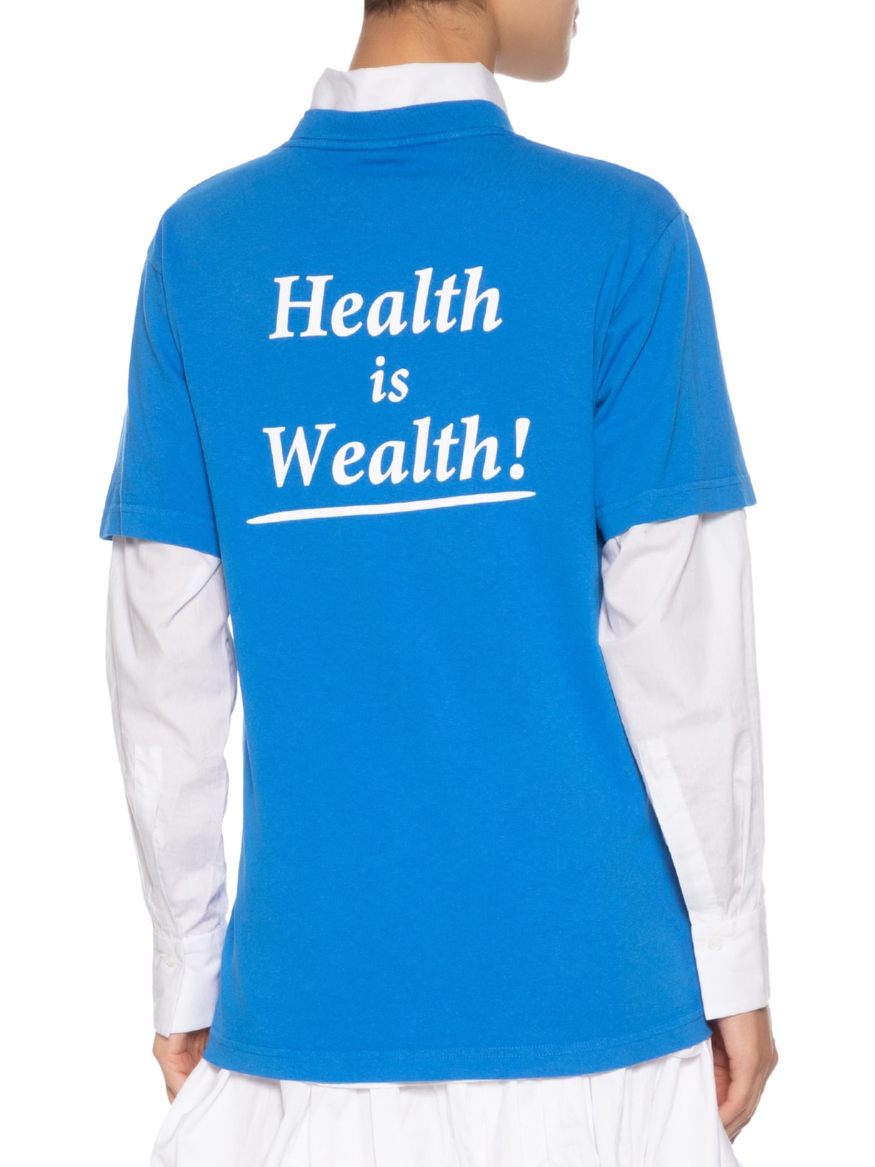 Camiseta Unissex Health Is Wealth Club Azul Sporty & Rich