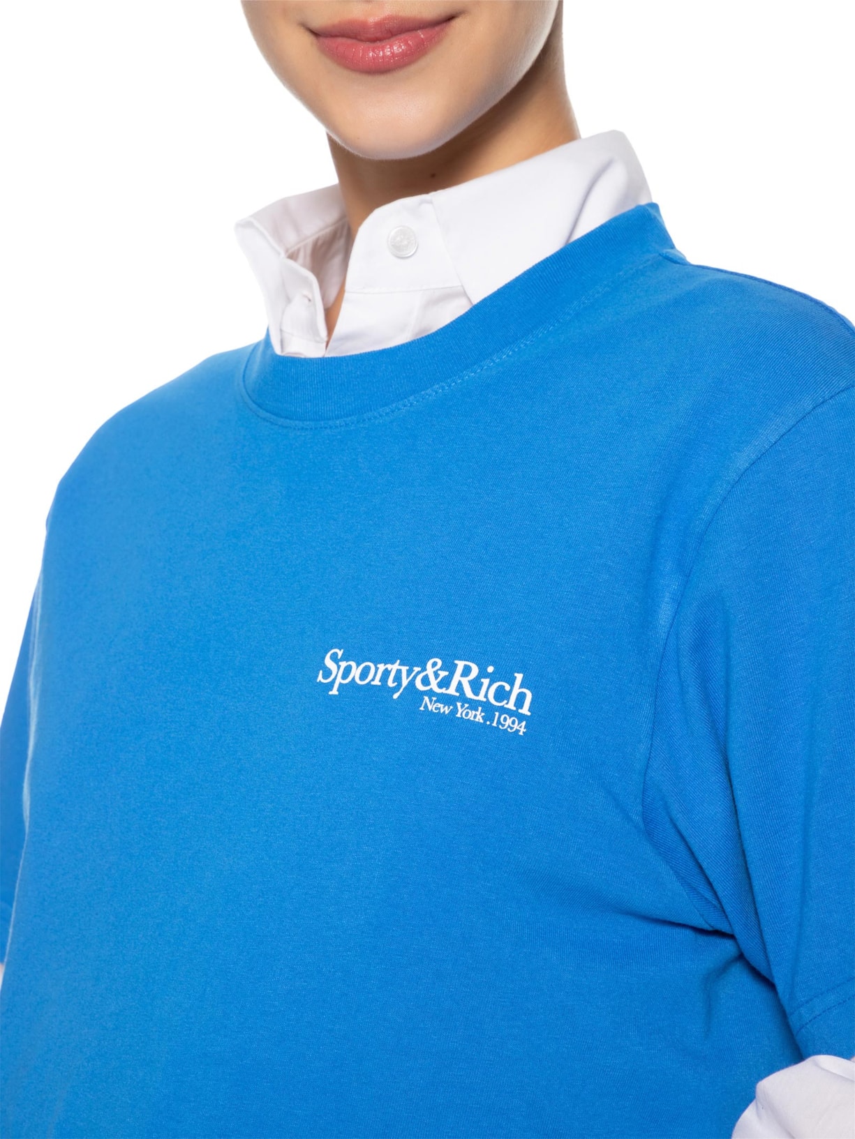 Camiseta Unissex Health Is Wealth Club Azul Sporty & Rich