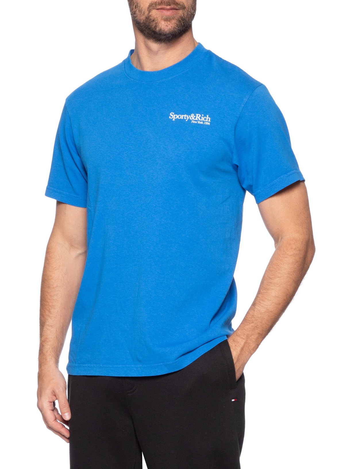 Camiseta Unissex Health Is Wealth Club Azul Sporty & Rich