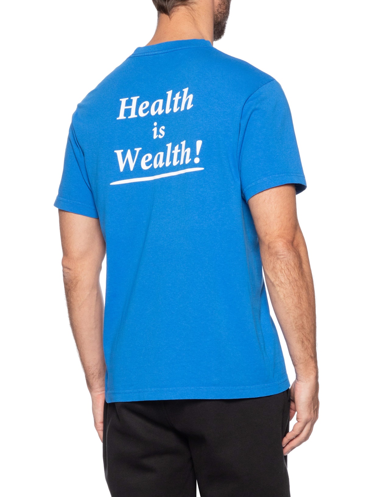 Camiseta Unissex Health Is Wealth Club Azul Sporty & Rich