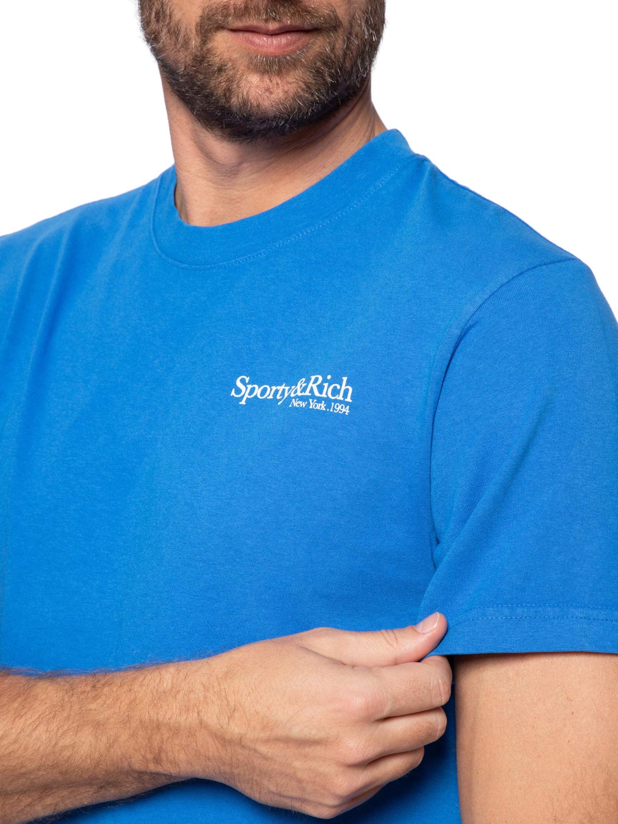 Camiseta Unissex Health Is Wealth Club Azul Sporty & Rich