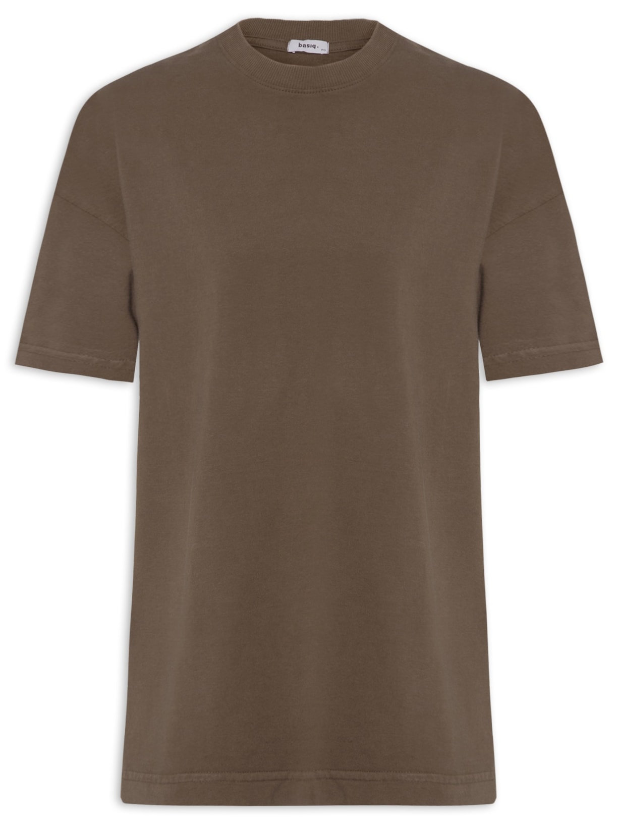 Camiseta Unissex Heavy Oversized - Marrom