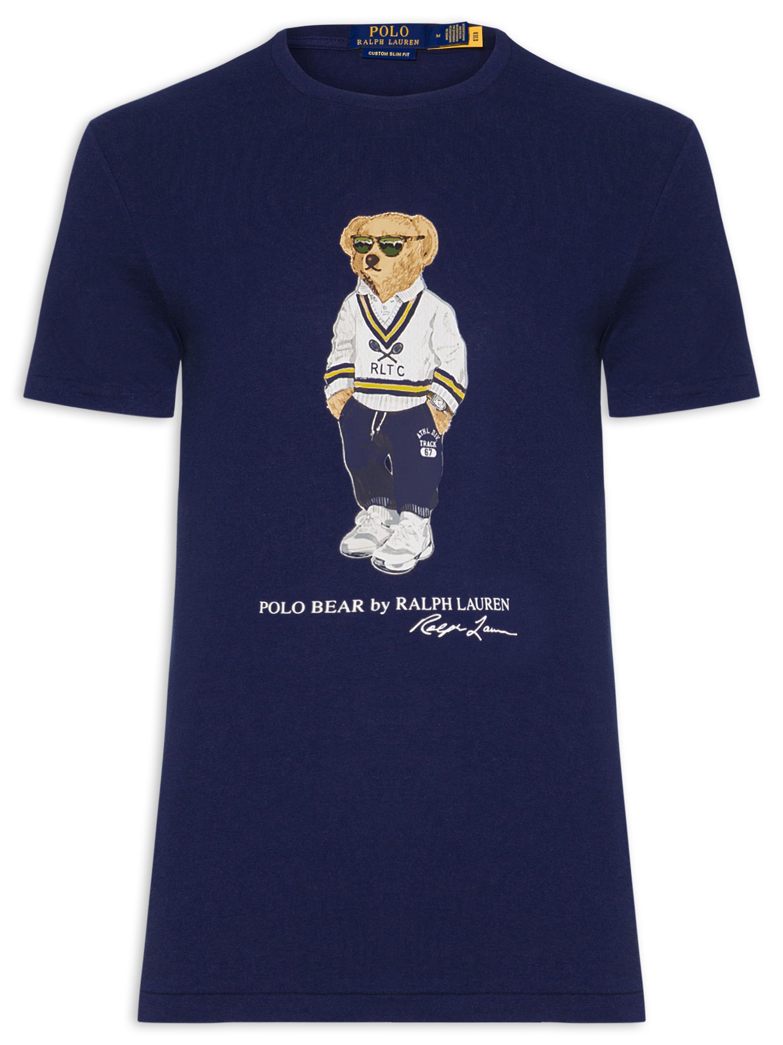 Camiseta Unissex Jersey Polo Bear Crewneck - Azul - Polo Ralph Lauren