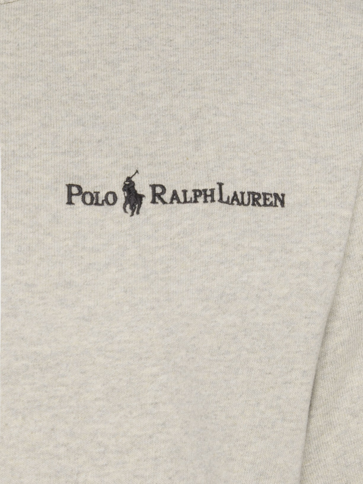 Camiseta Unissex Jersey Relaxed-Fit Chest Logo Cinza Polo Ralph Lauren