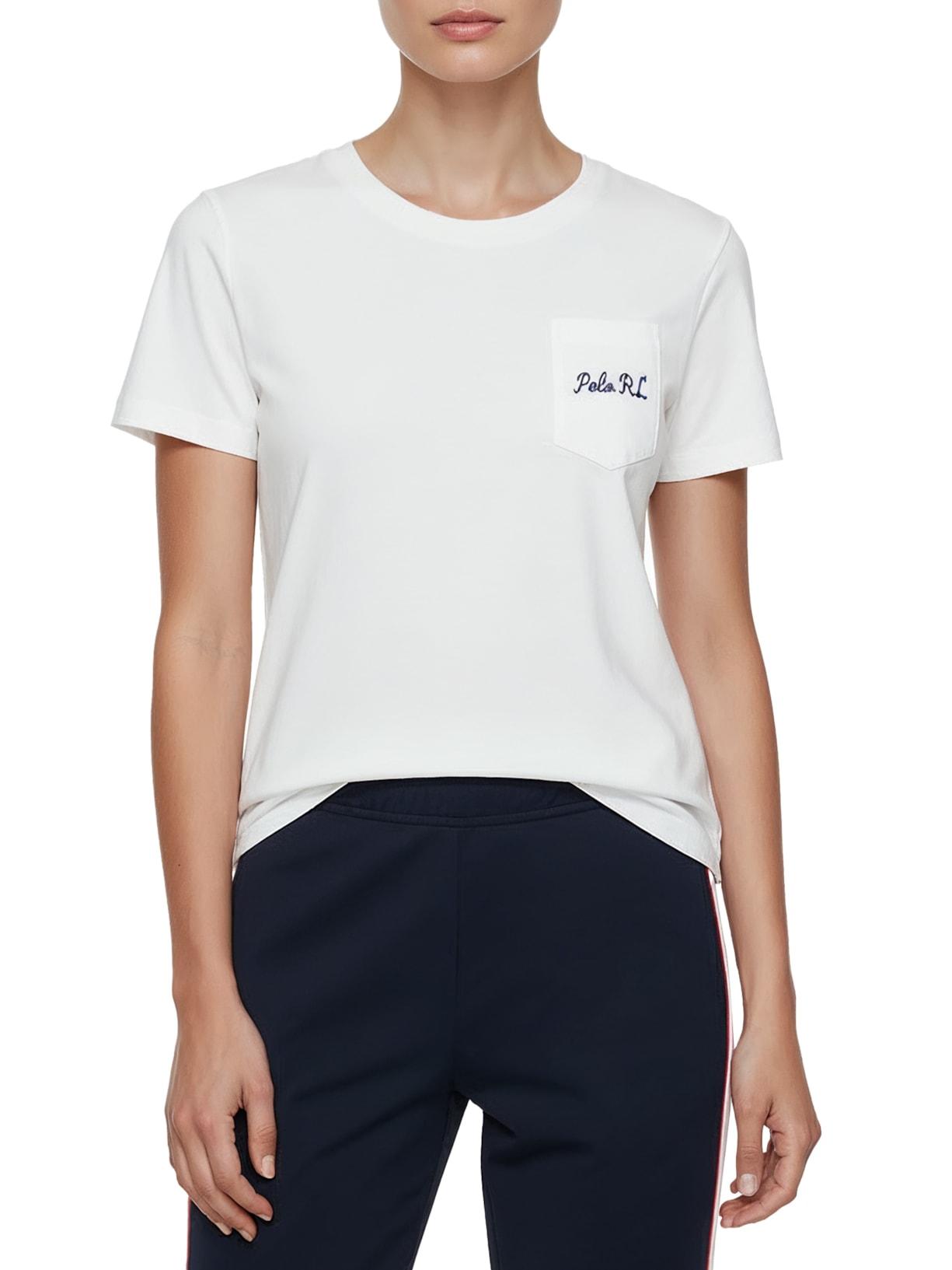 Camiseta Unissex Jersey Slim Fit Polo Bear Branco Polo Ralph Lauren